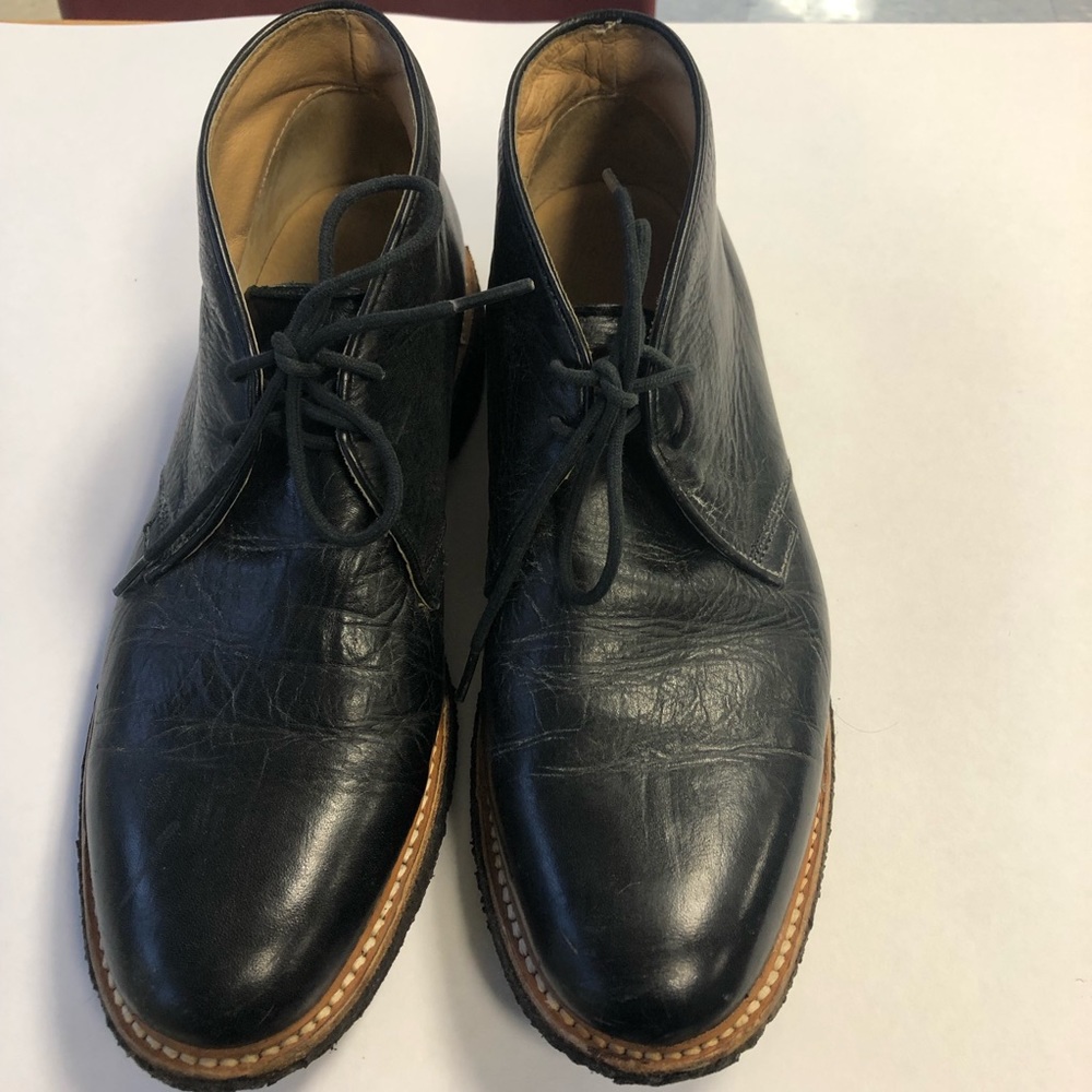 Frye Black Leather Hudson Boots Sz. 11